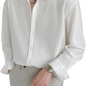 GRECIILOOKS Men's Textured Regular Fit Shirt